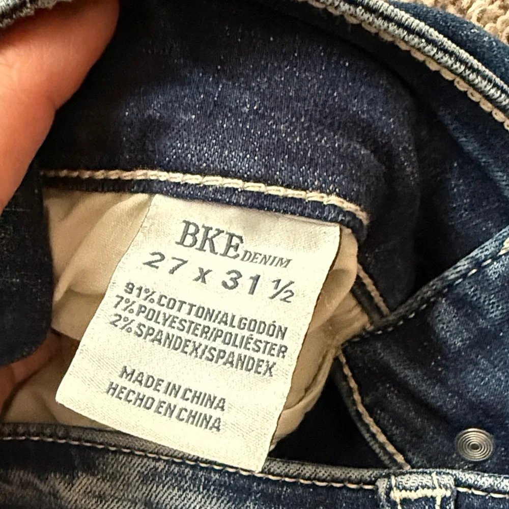 BKE Dark Blue Boot Cut Jeans - Picture 5 of 5